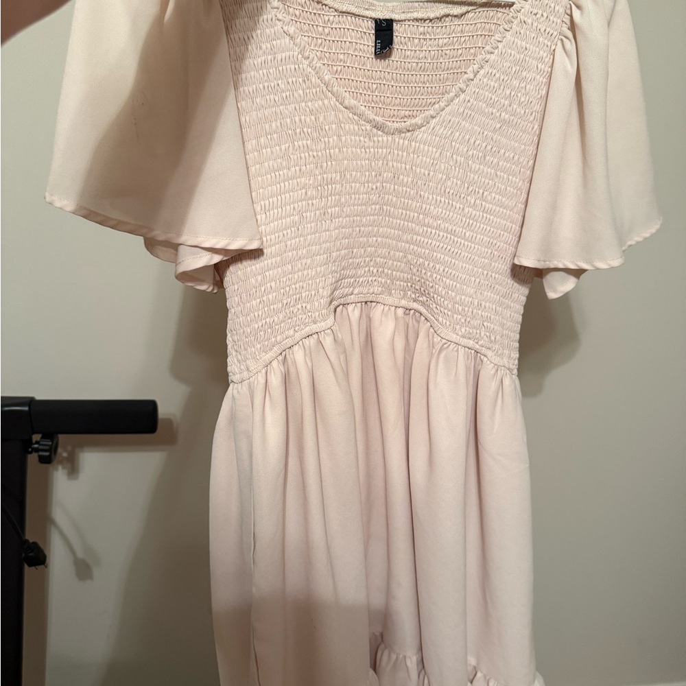 Boutique cream dress